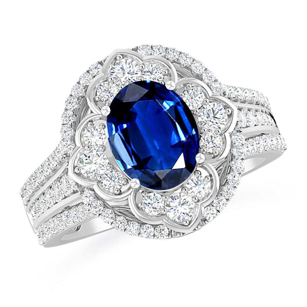 White Gold - Sapphire