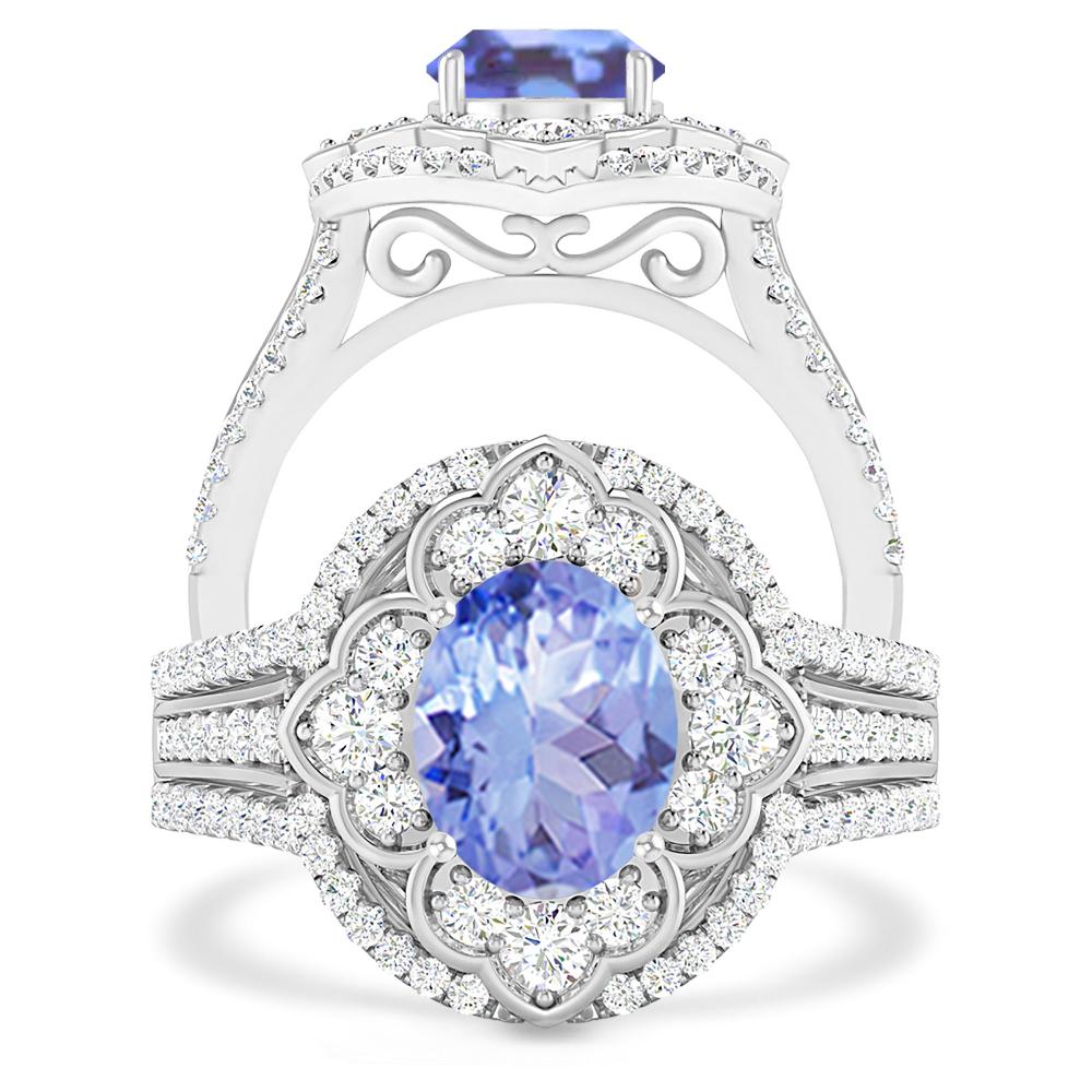 White Gold - Tanzanite