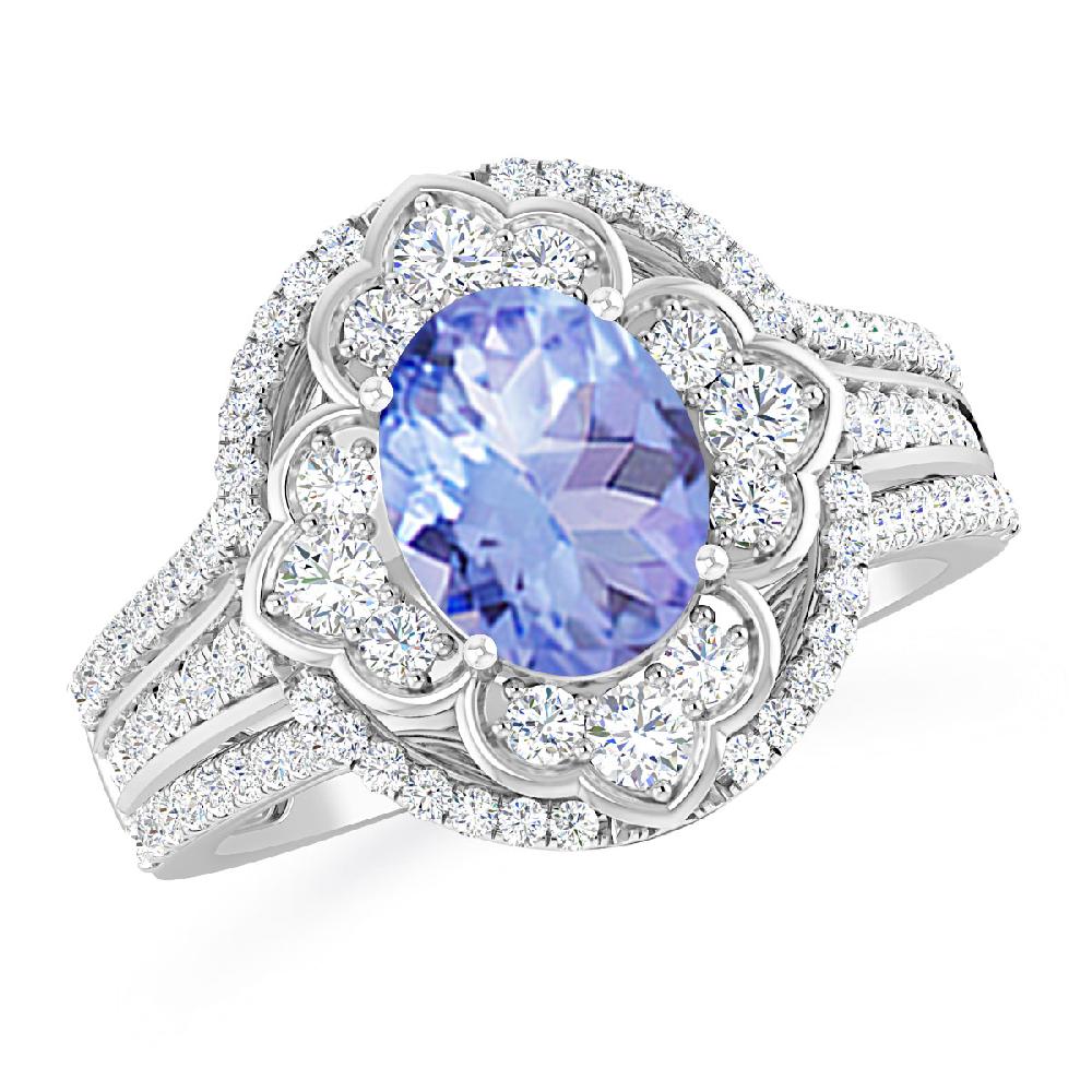 White Gold - Tanzanite