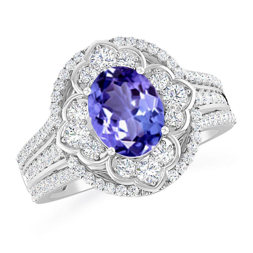 White Gold - Tanzanite