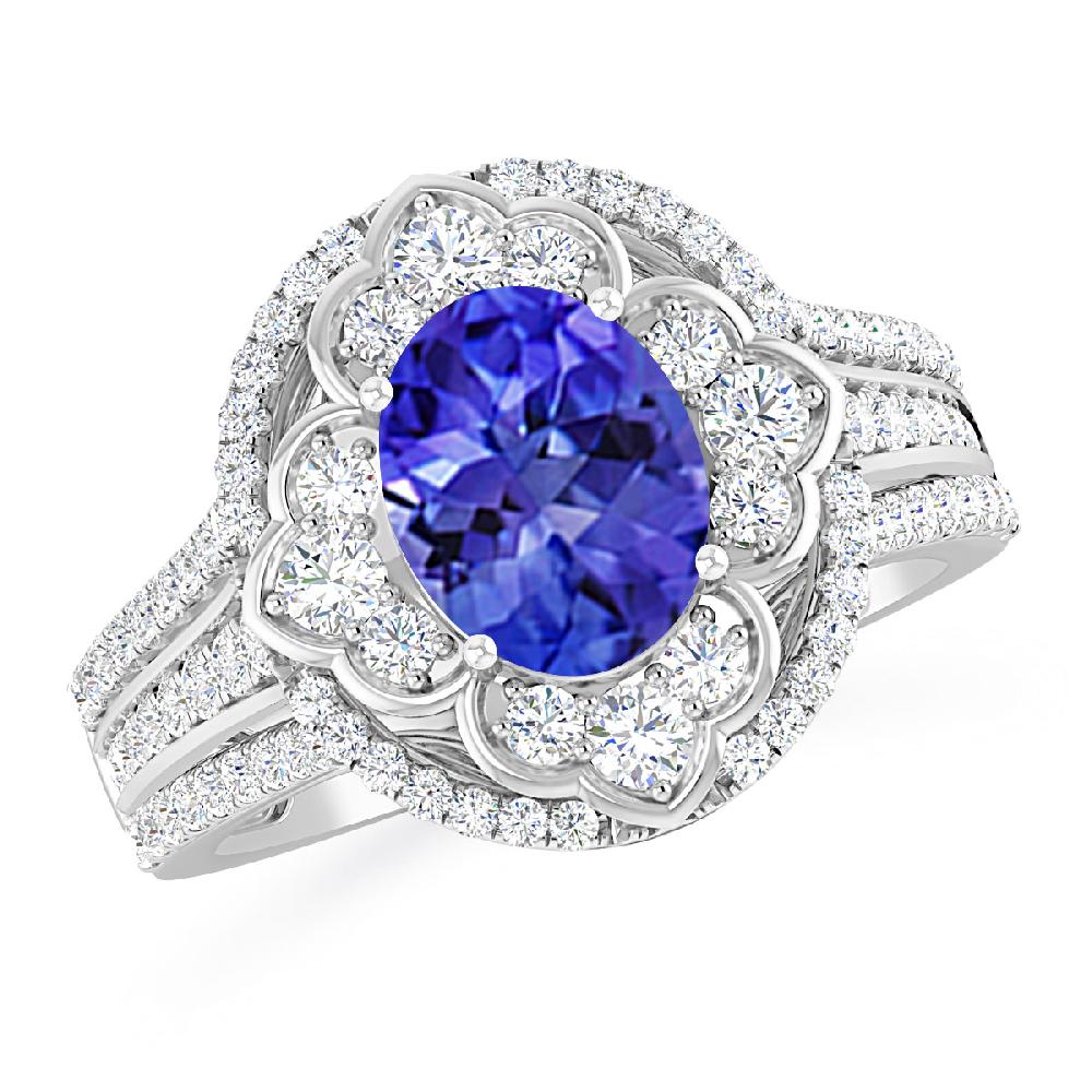 White Gold - Tanzanite