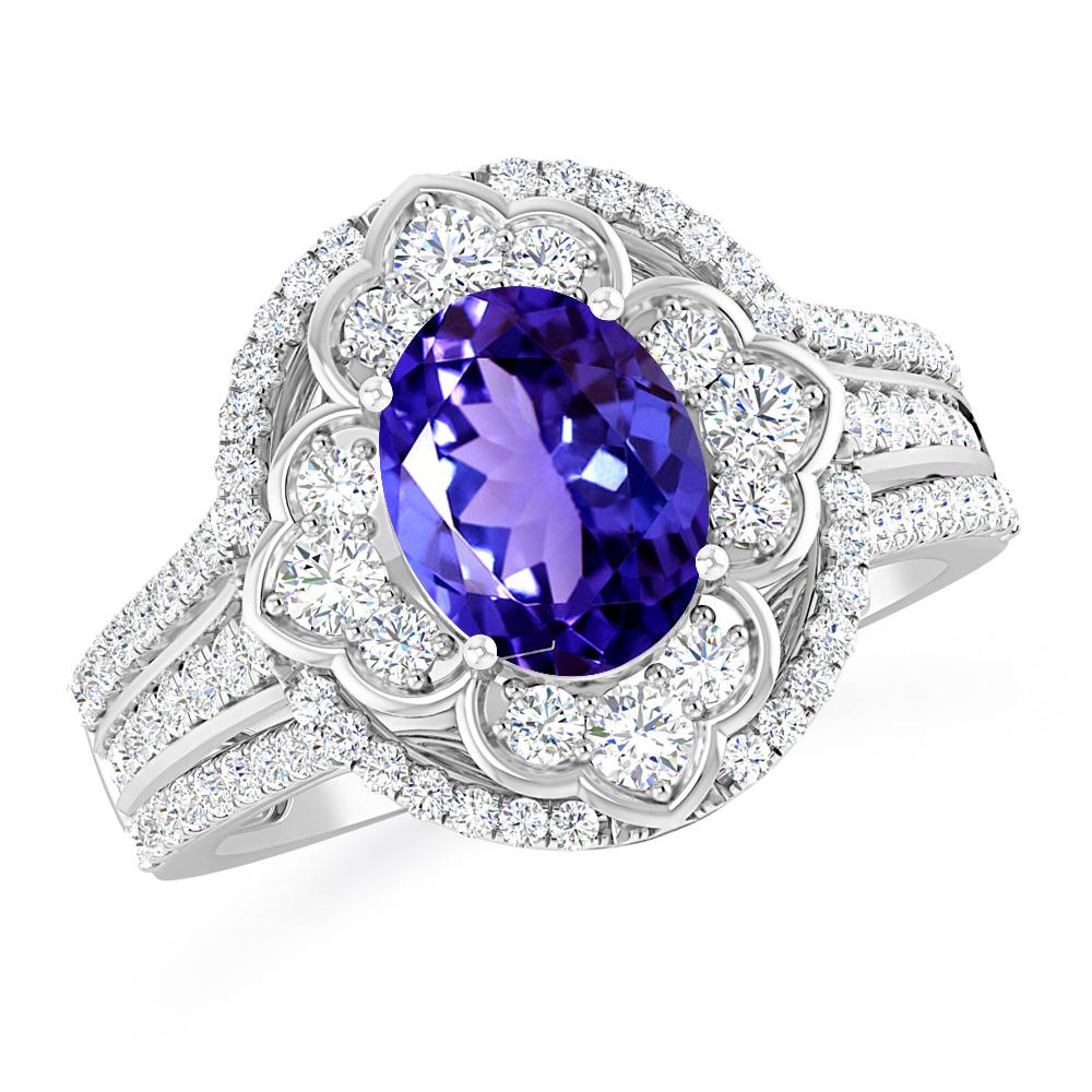 White Gold - Tanzanite