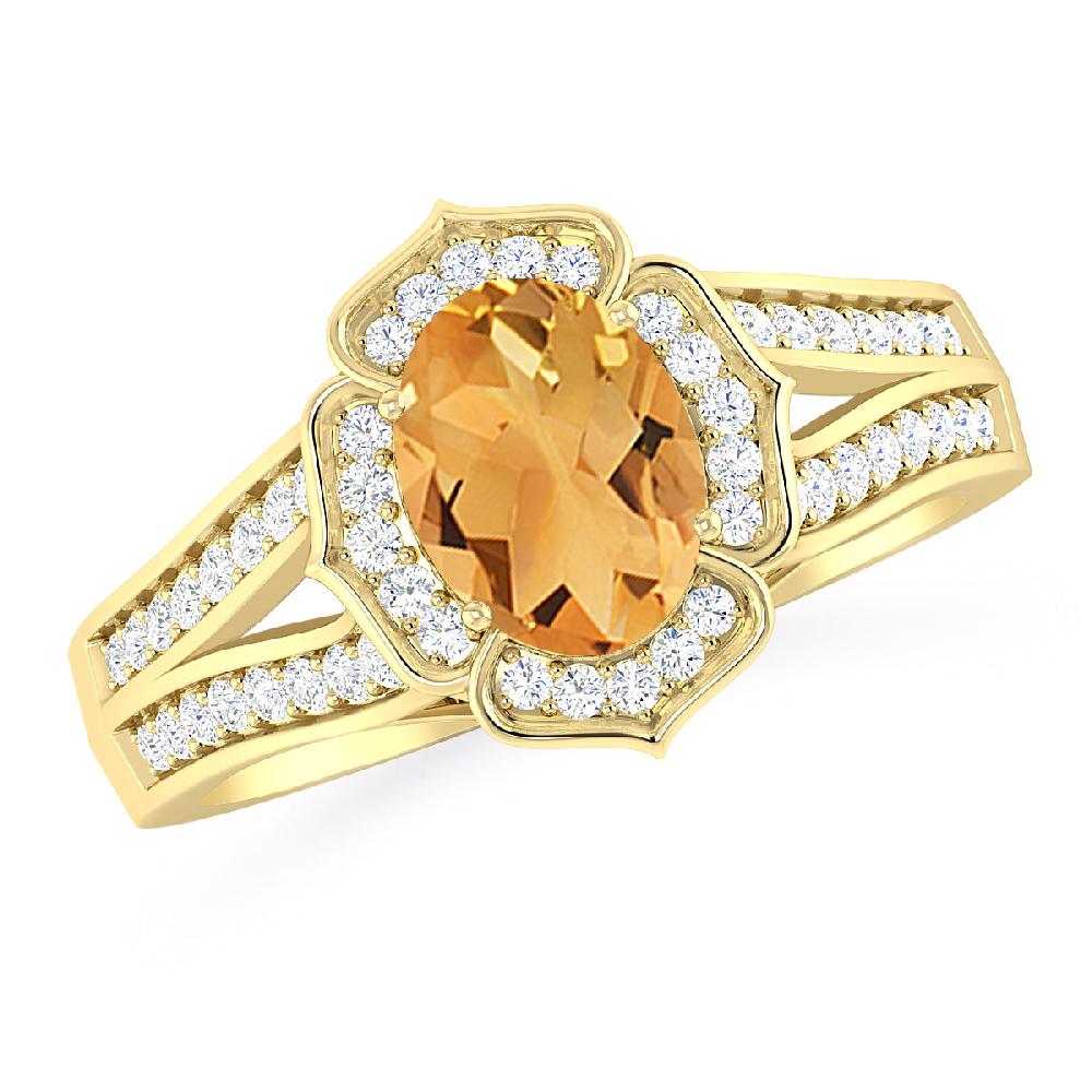 Yellow Gold - Citrine