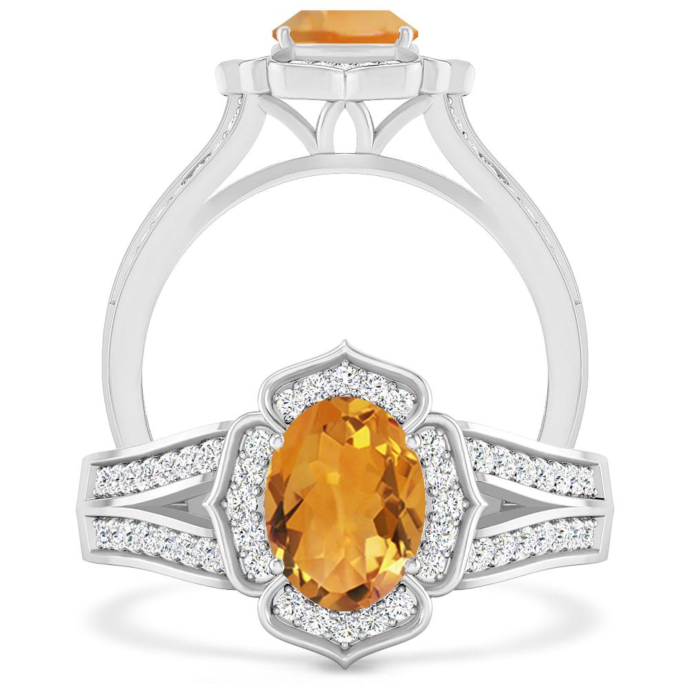 White Gold - Citrine