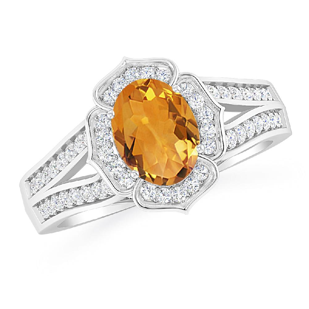 White Gold - Citrine