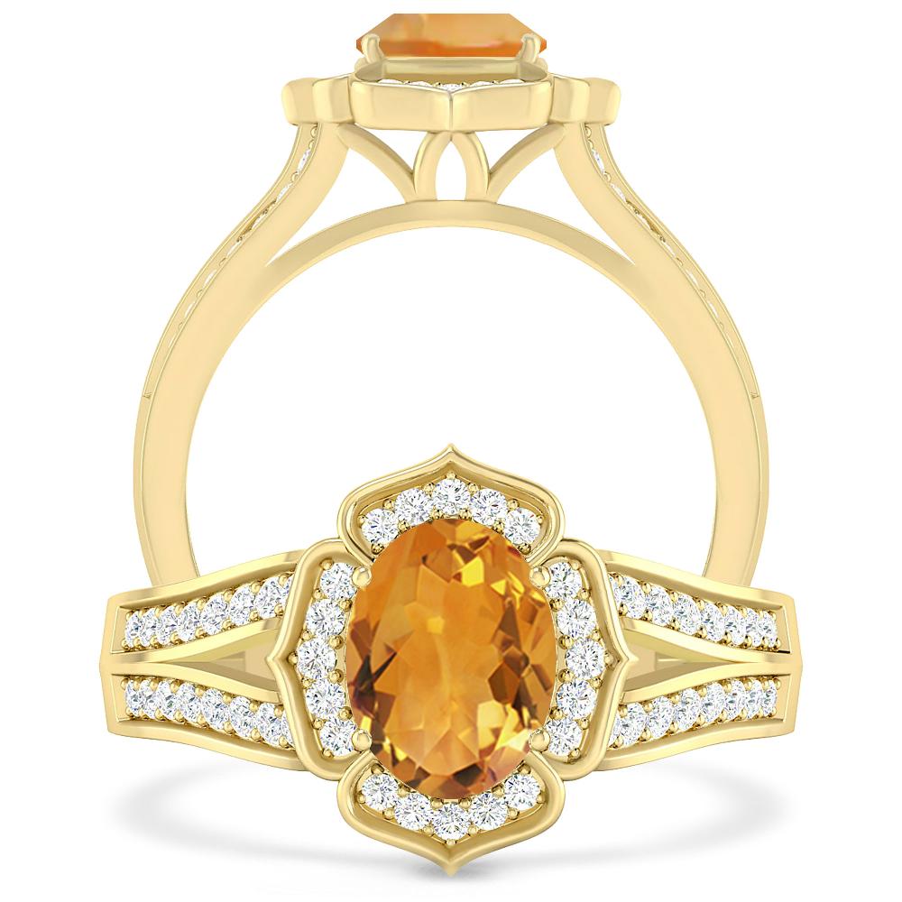 Yellow Gold - Citrine