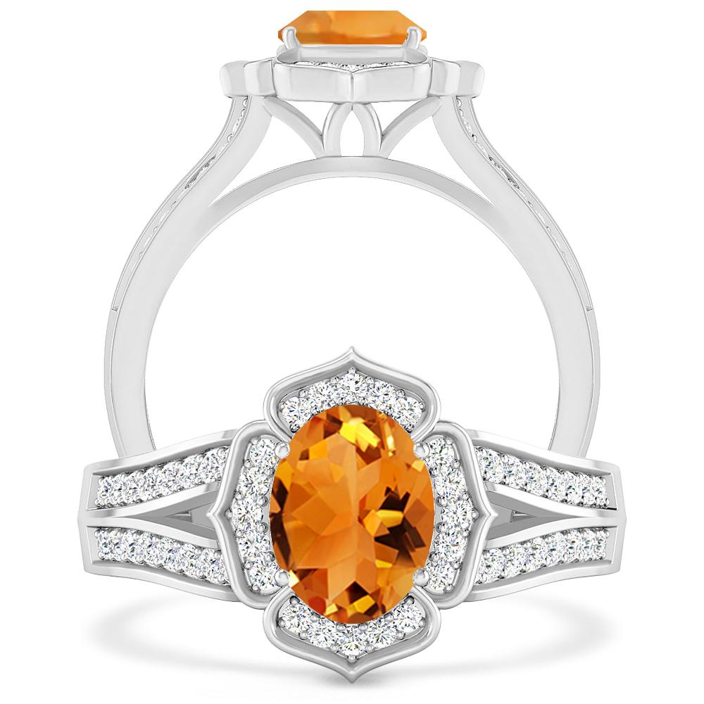 White Gold - Citrine