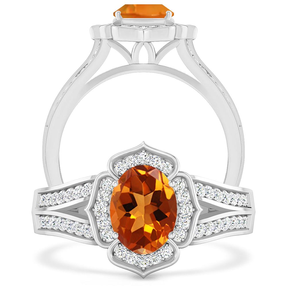 White Gold - Citrine