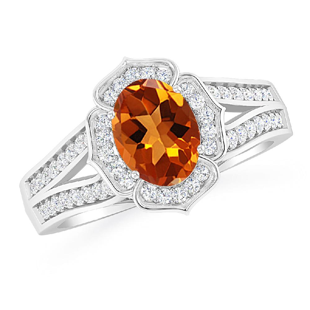 White Gold - Citrine