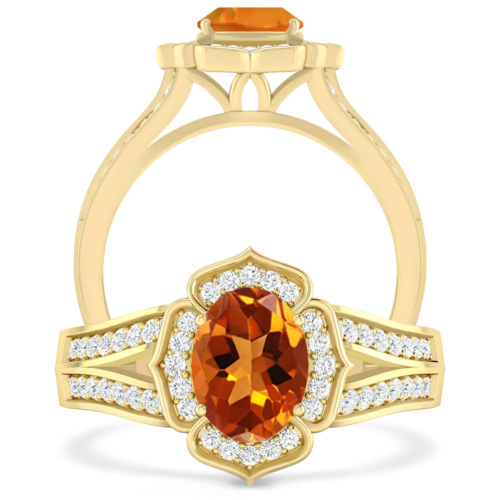 Yellow Gold - Citrine