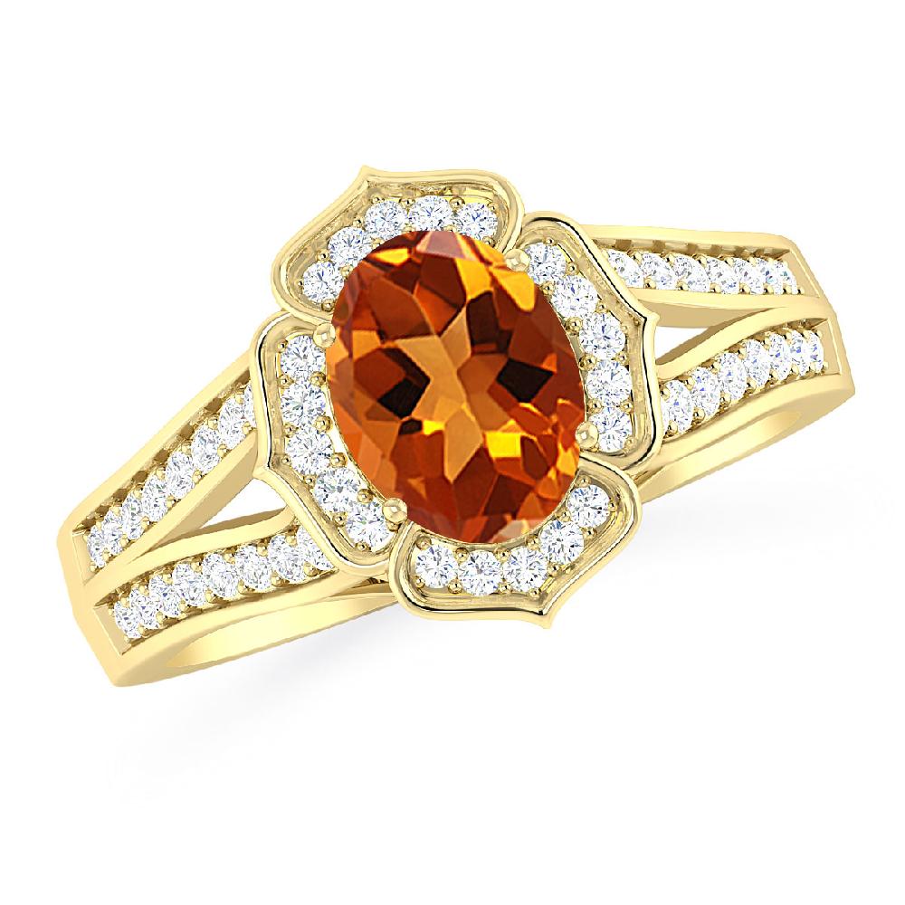 Yellow Gold - Citrine