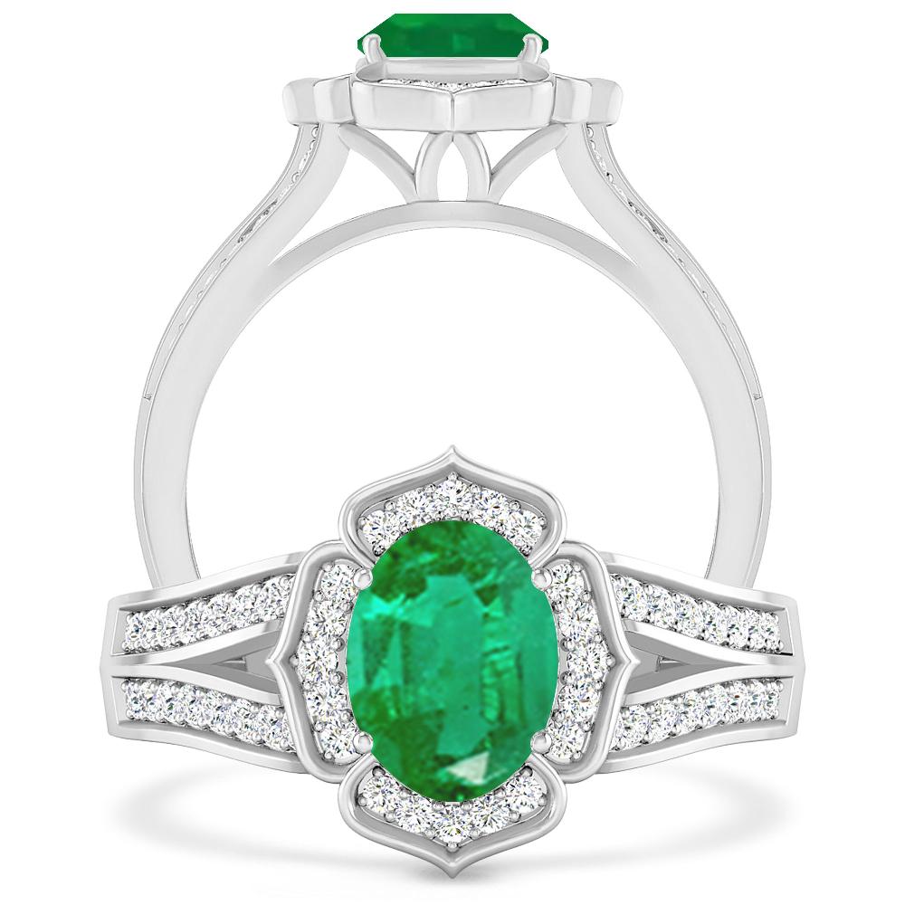 White Gold - Emerald