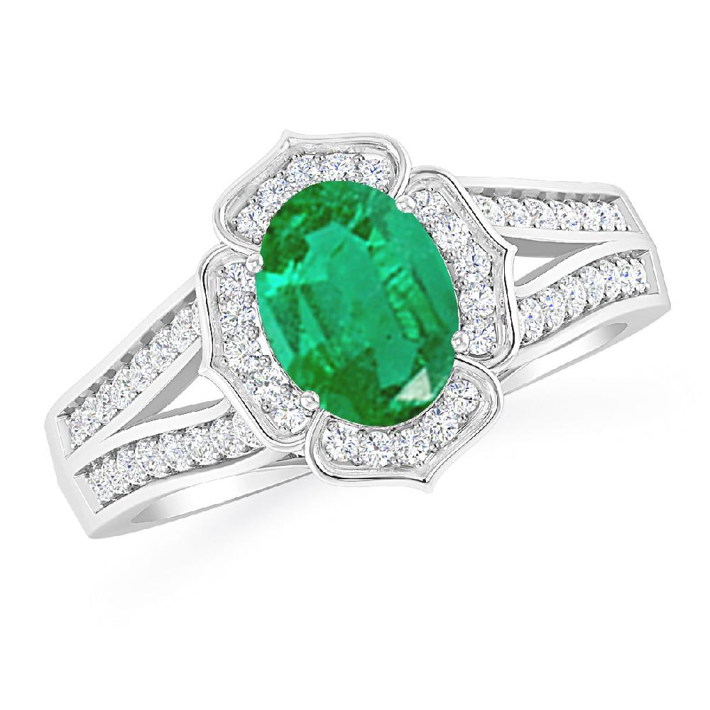 White Gold - Emerald