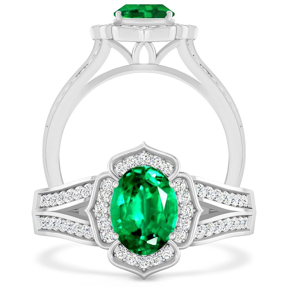 White Gold - Emerald