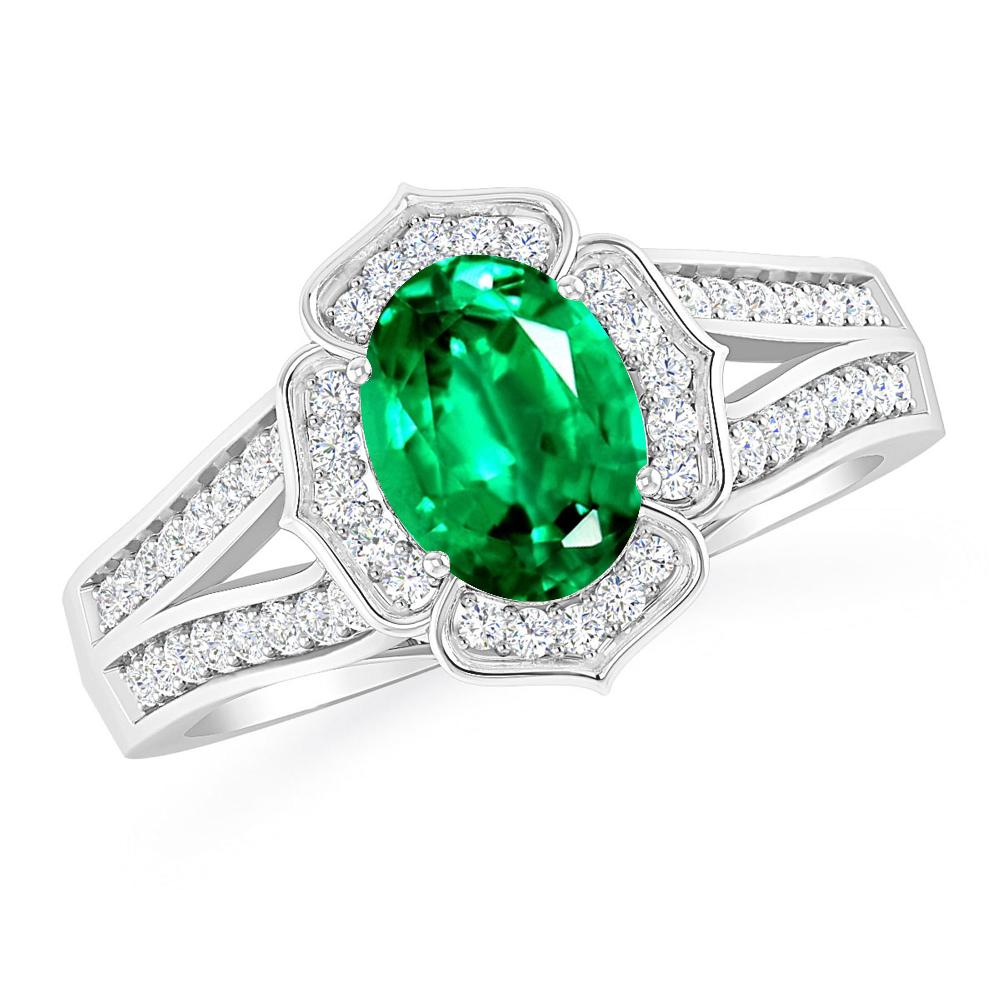 White Gold - Emerald