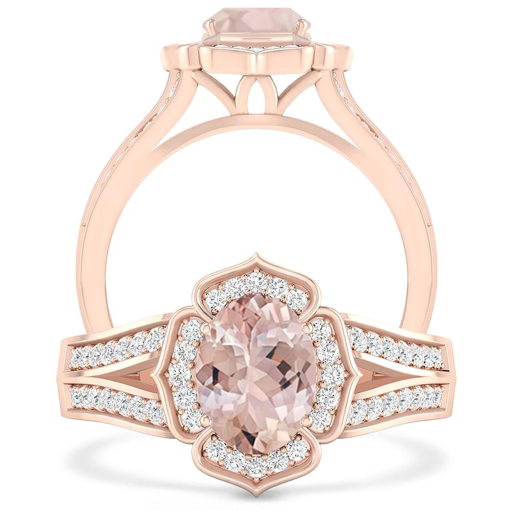 Rose Gold - Morganite