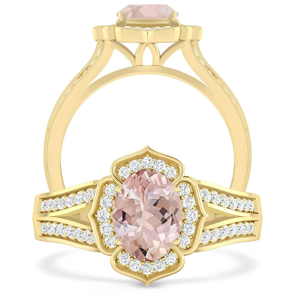 Yellow Gold - Morganite