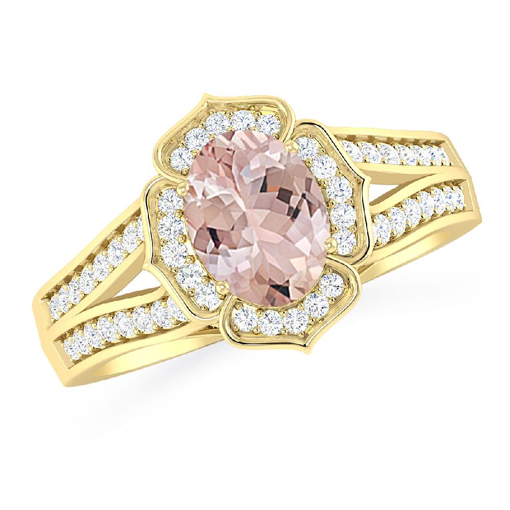 Yellow Gold - Morganite