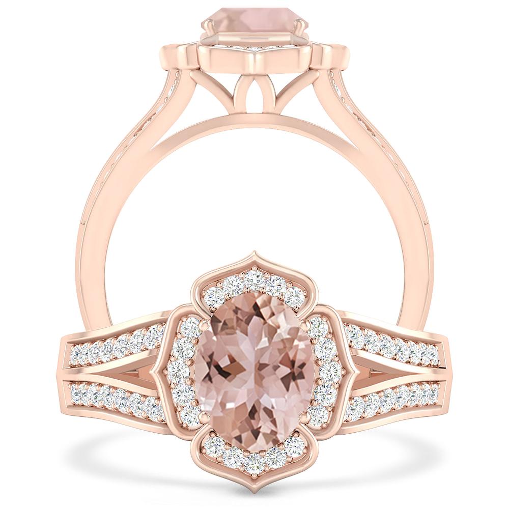 Rose Gold - Morganite