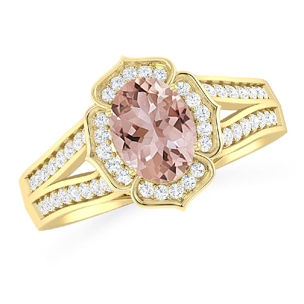 Yellow Gold - Morganite