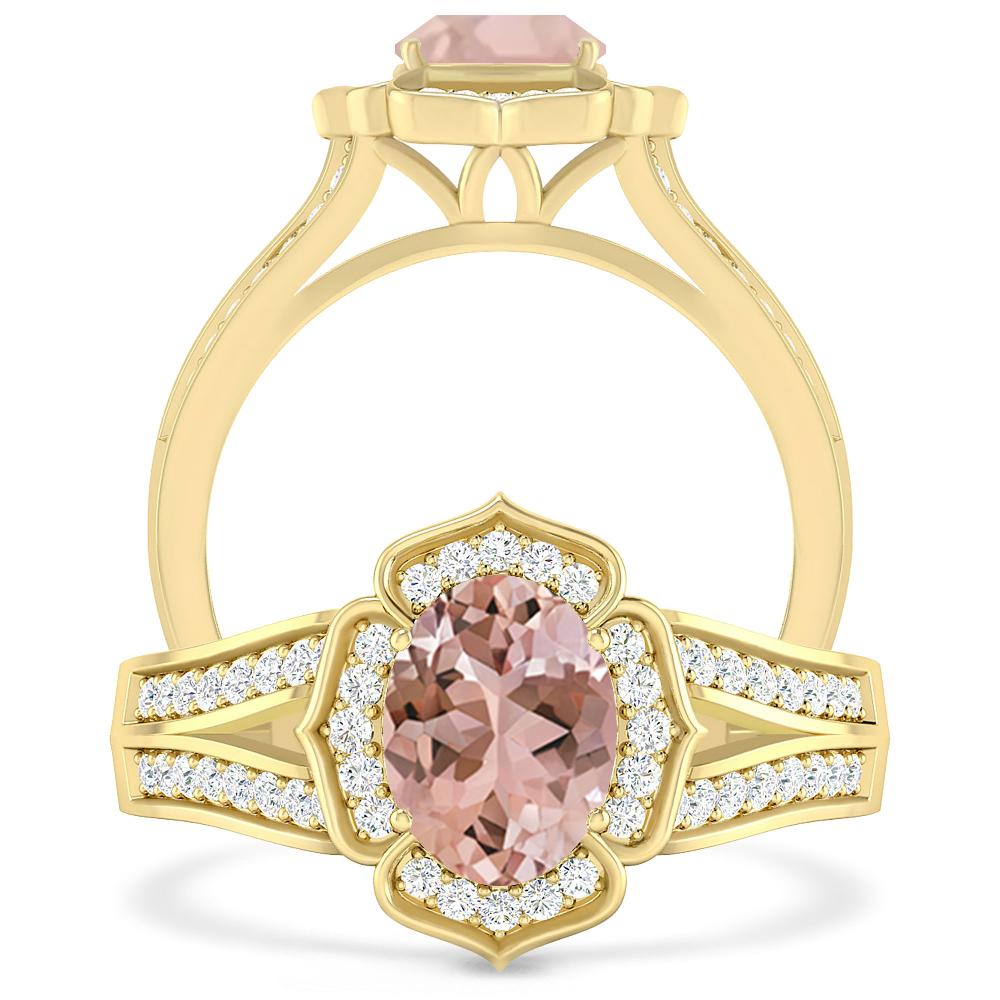 Yellow Gold - Morganite