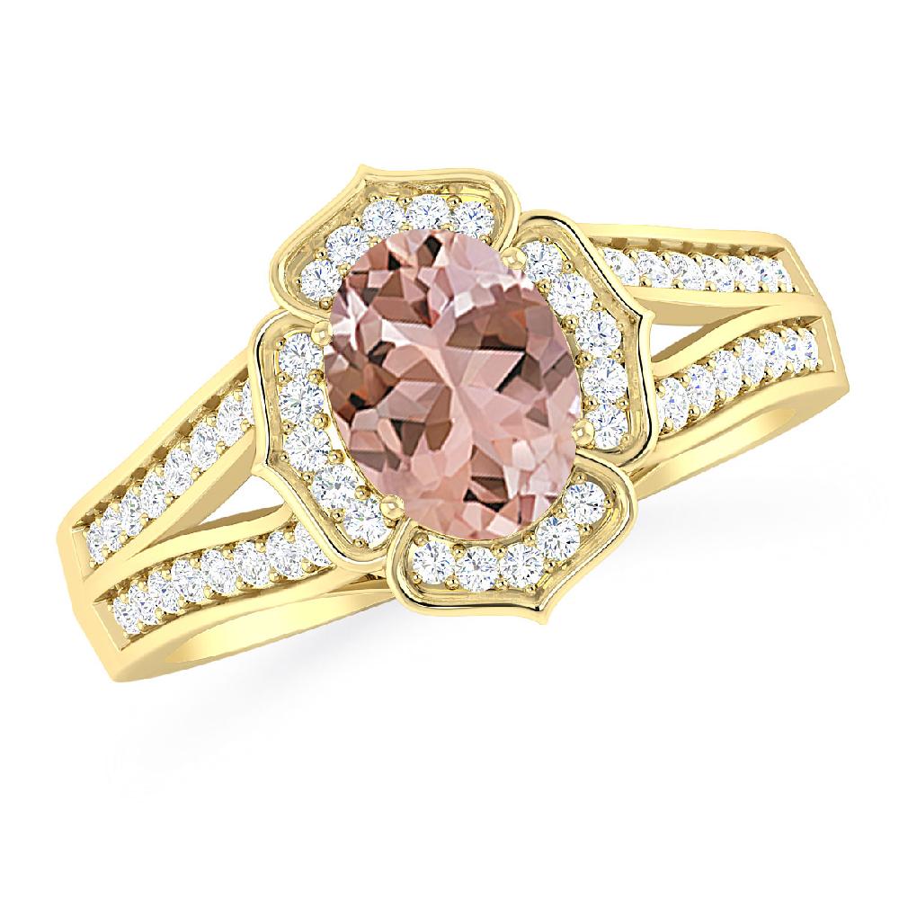 Yellow Gold - Morganite