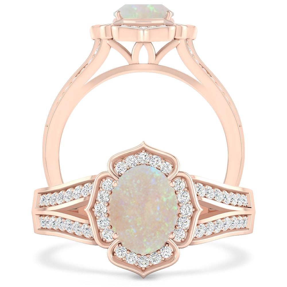 Rose Gold - Opal