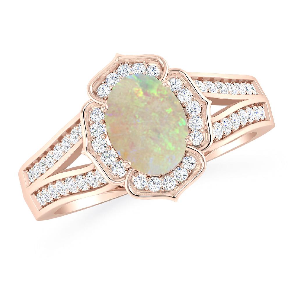 Rose Gold - Opal