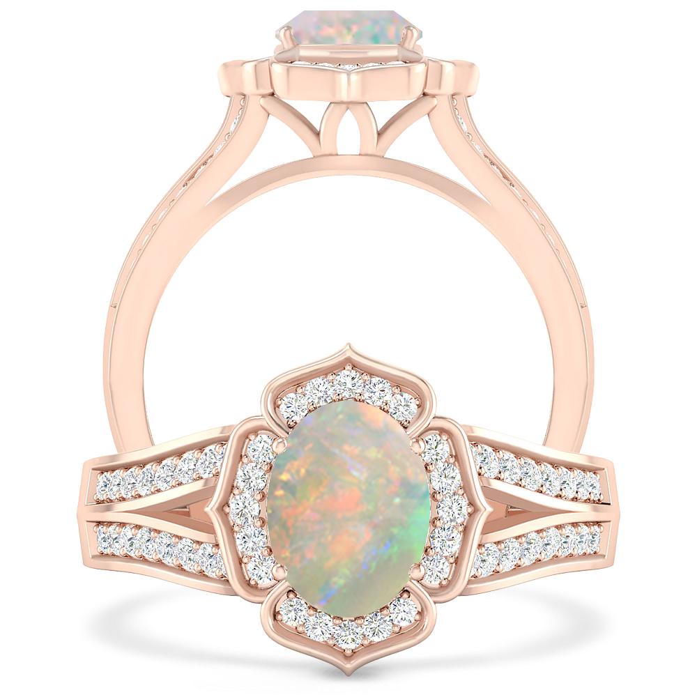 Rose Gold - Opal