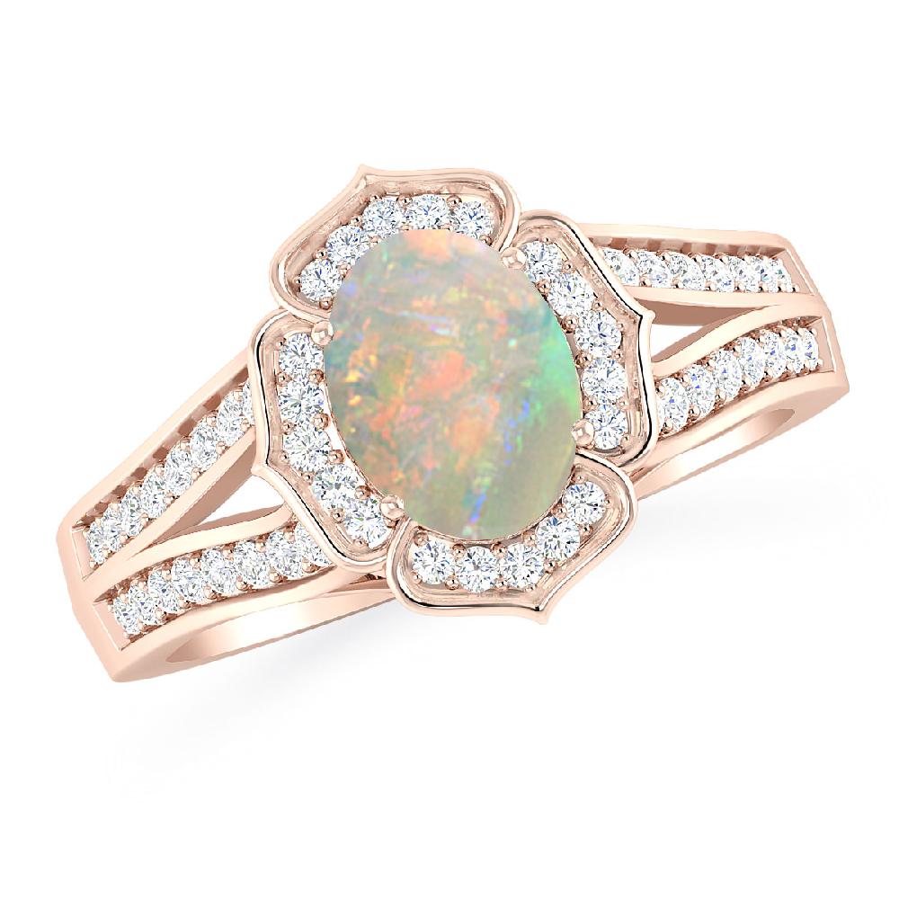 Rose Gold - Opal