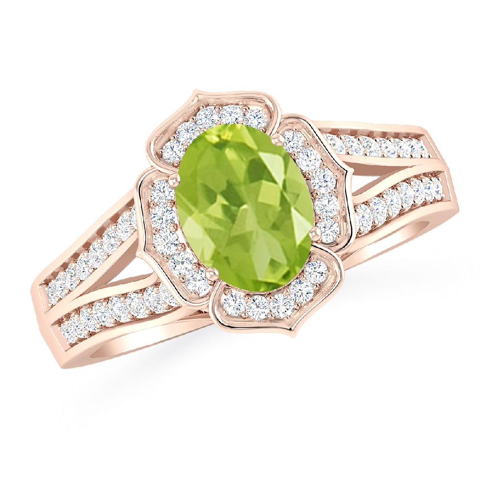 Rose Gold - Peridot