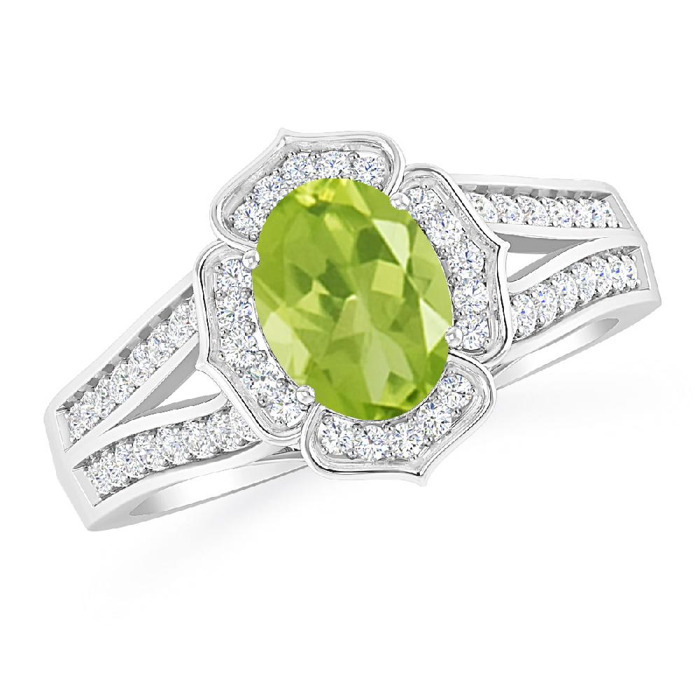 White Gold - Peridot