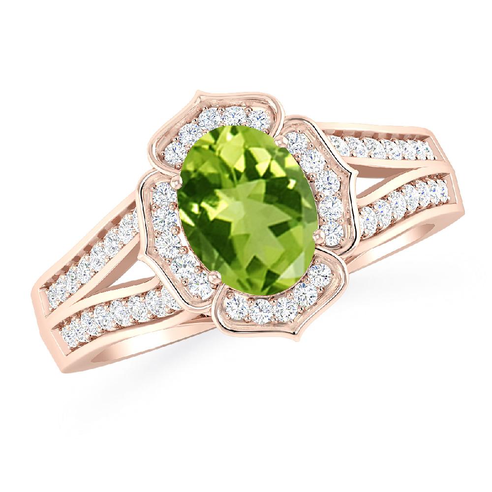 Rose Gold - Peridot