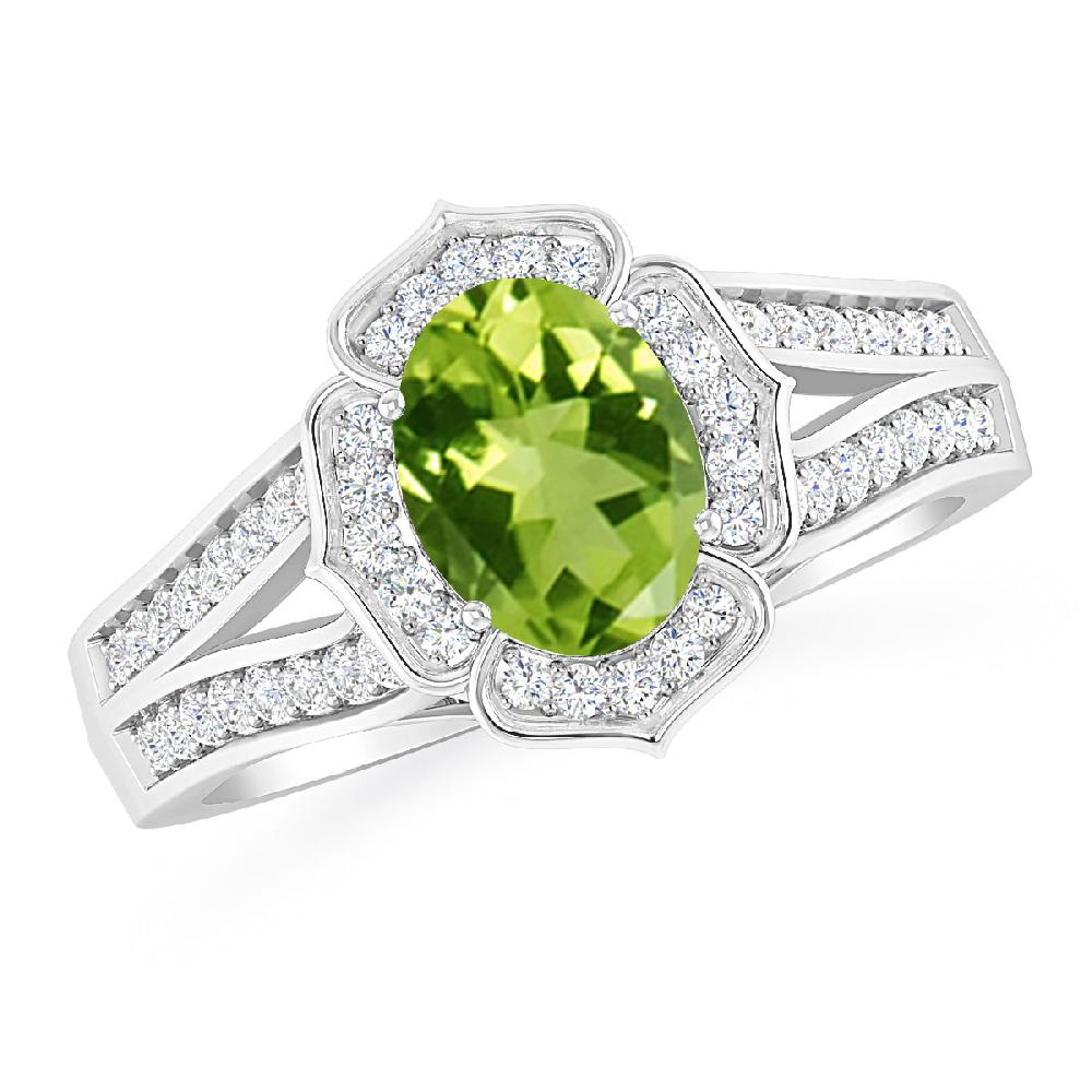 White Gold - Peridot