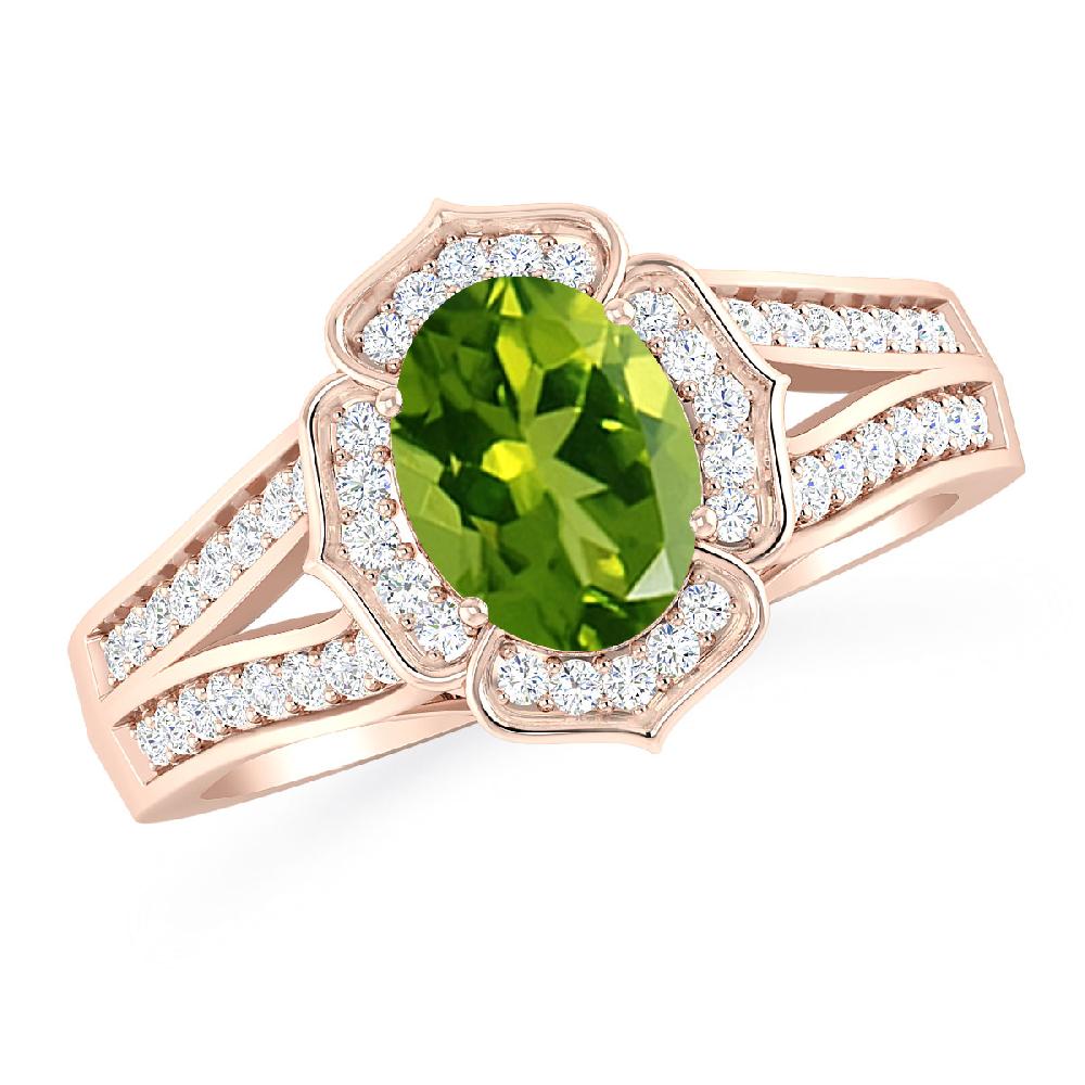 Rose Gold - Peridot