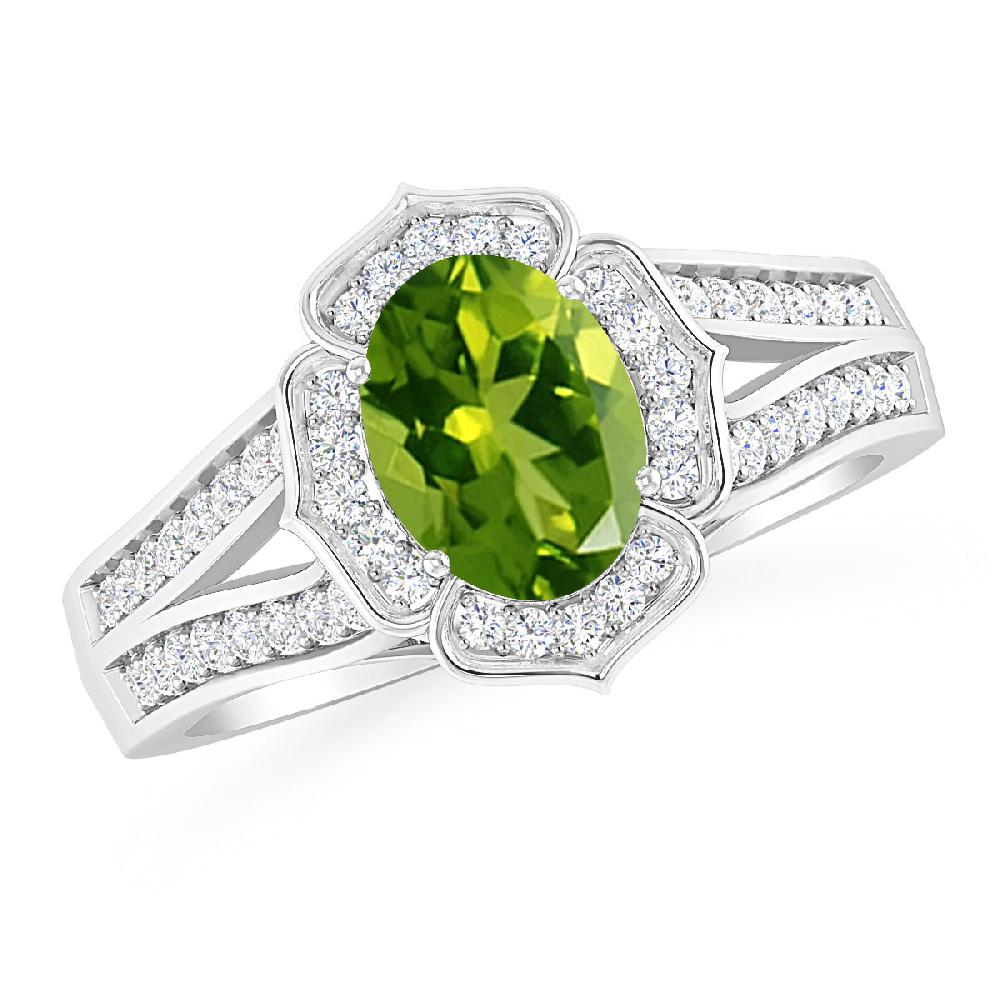 White Gold - Peridot