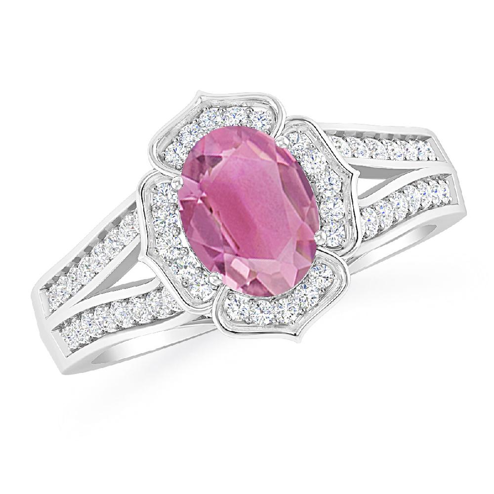 White Gold - Pink Tourmaline