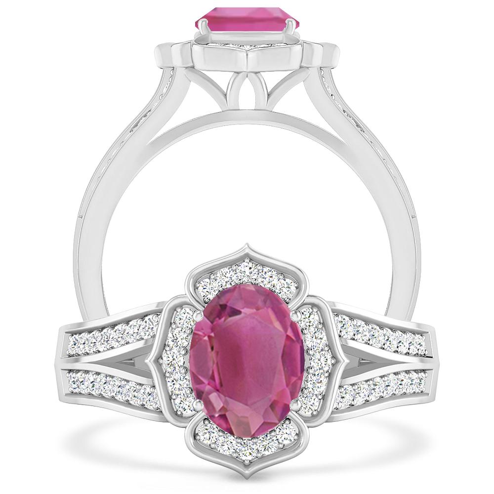 White Gold - Pink Tourmaline