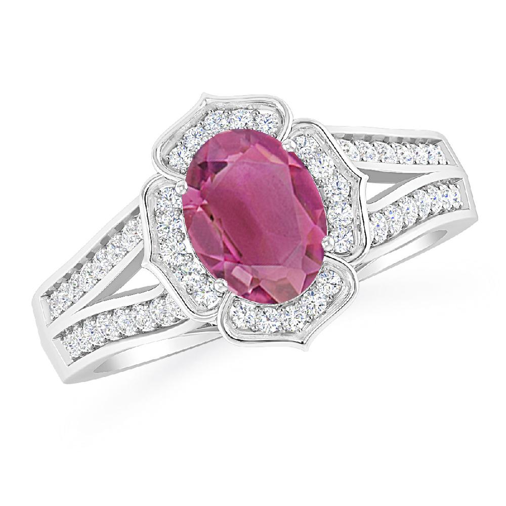 White Gold - Pink Tourmaline