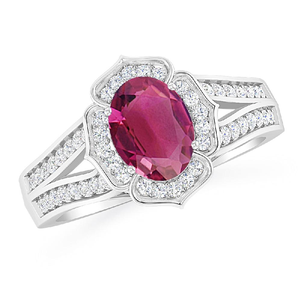 White Gold - Pink Tourmaline