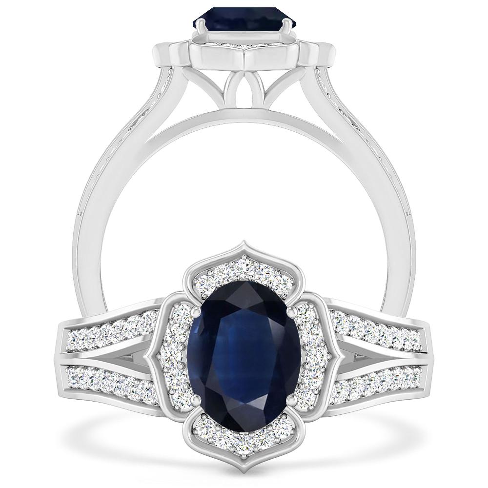 White Gold - Sapphire