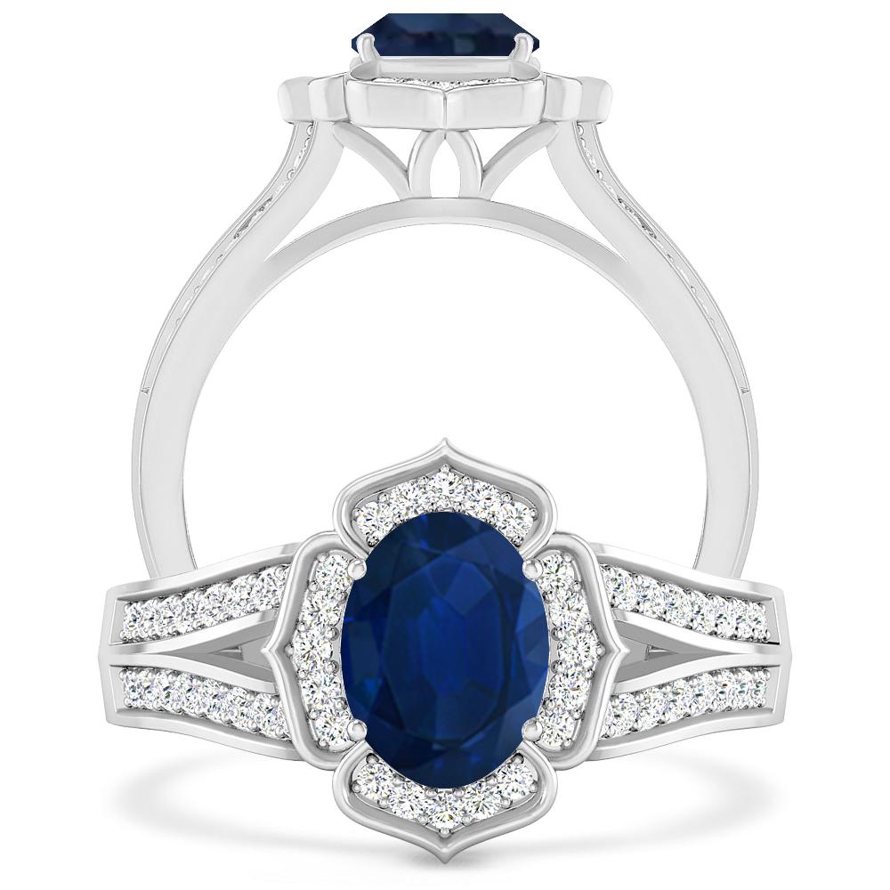 White Gold - Sapphire