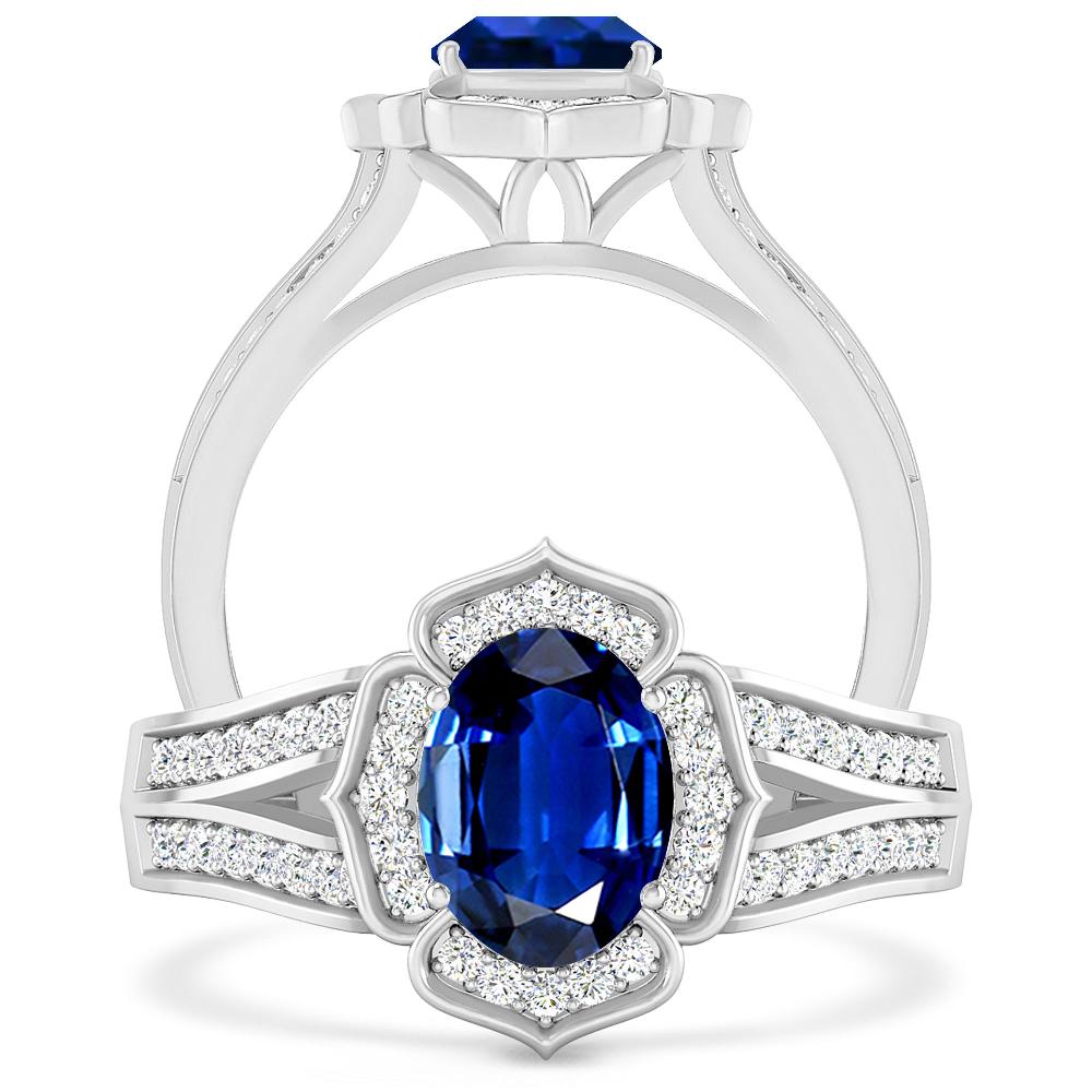 White Gold - Sapphire