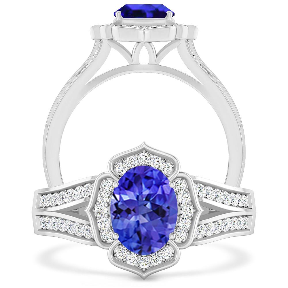 White Gold - Tanzanite