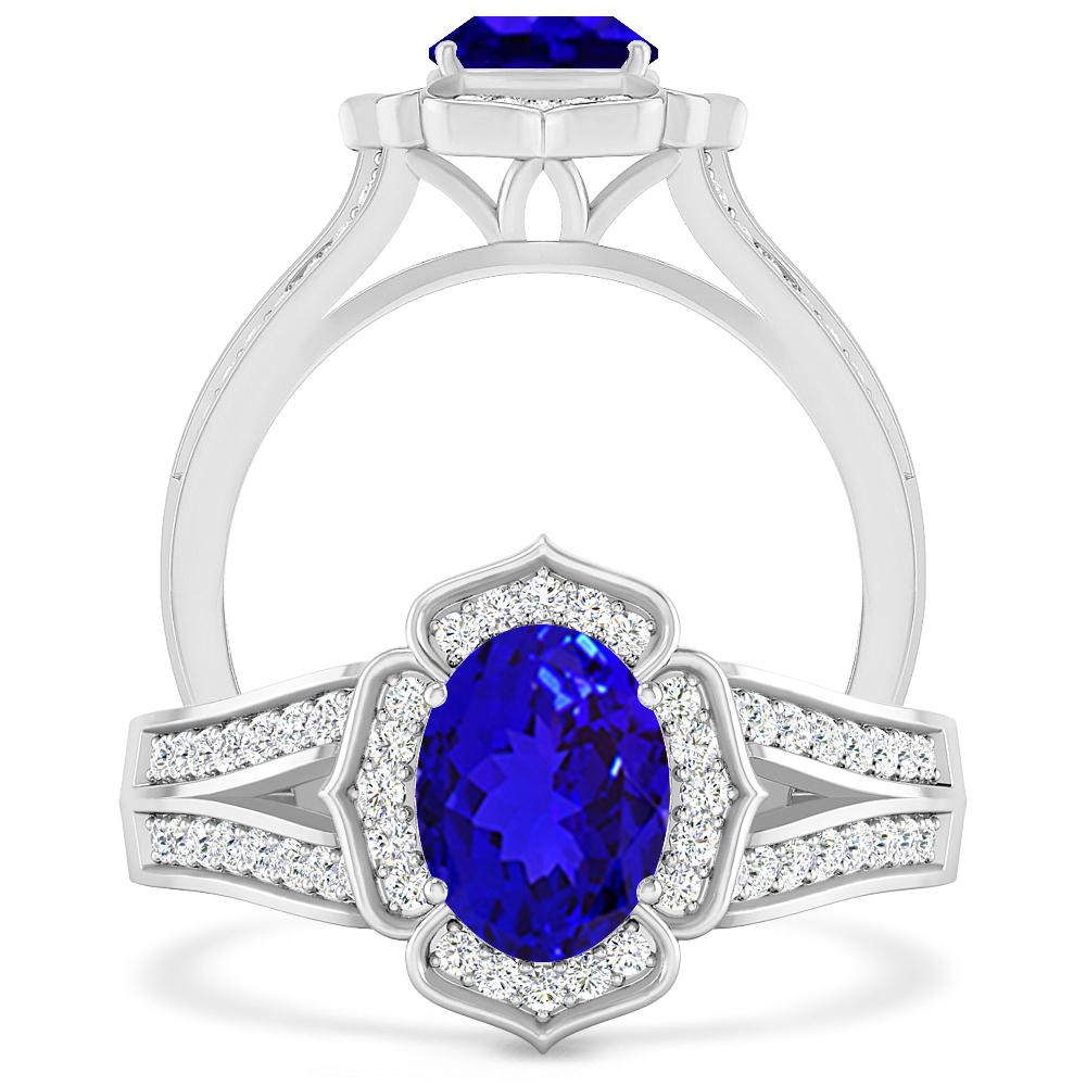 White Gold - Tanzanite