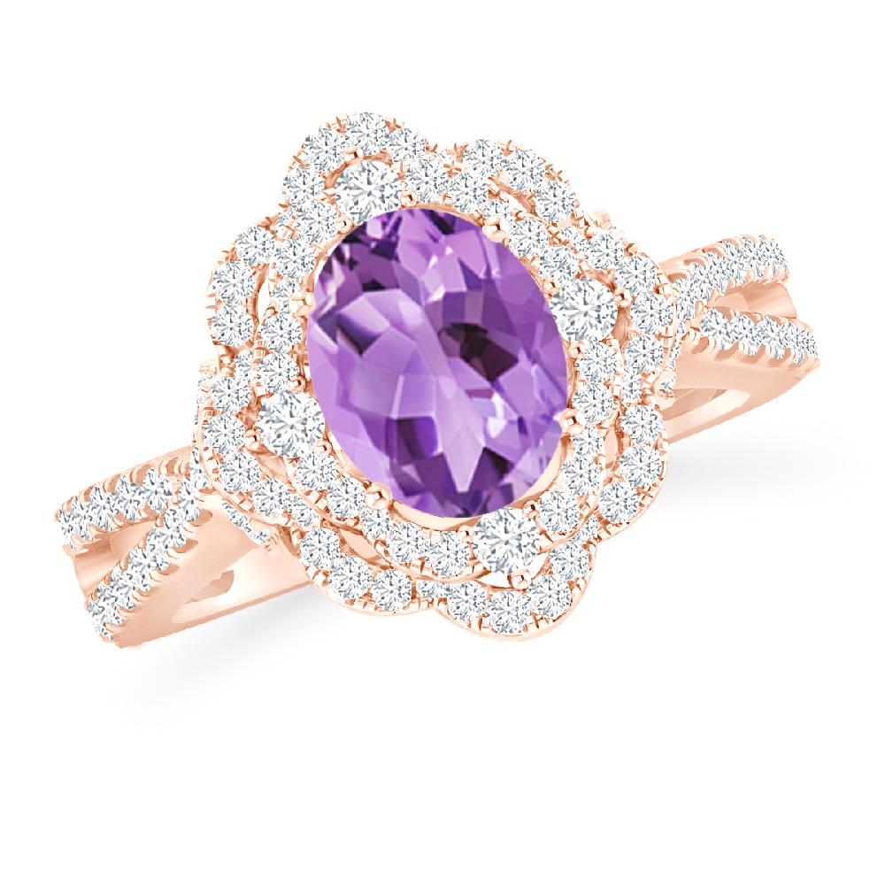 Rose Gold - Amethyst