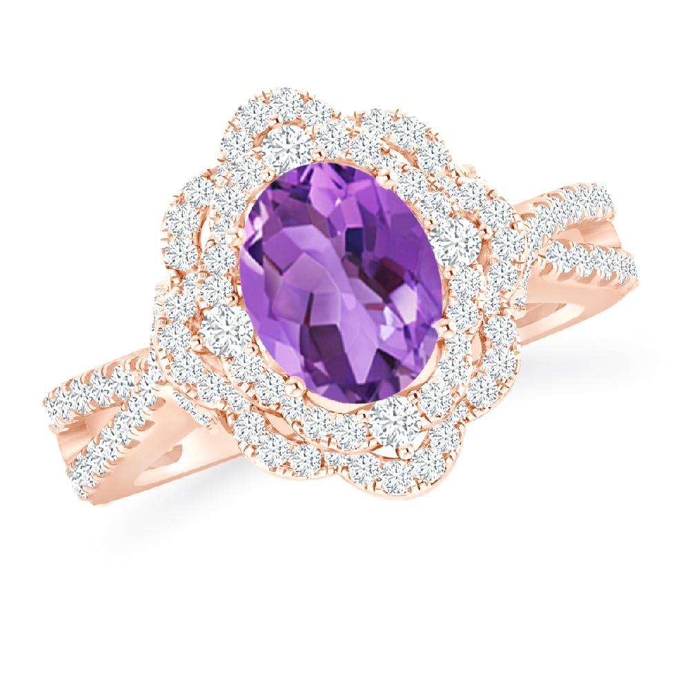 Rose Gold - Amethyst