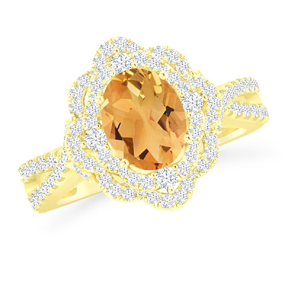 Yellow Gold - Citrine