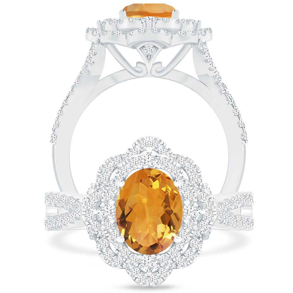 White Gold - Citrine