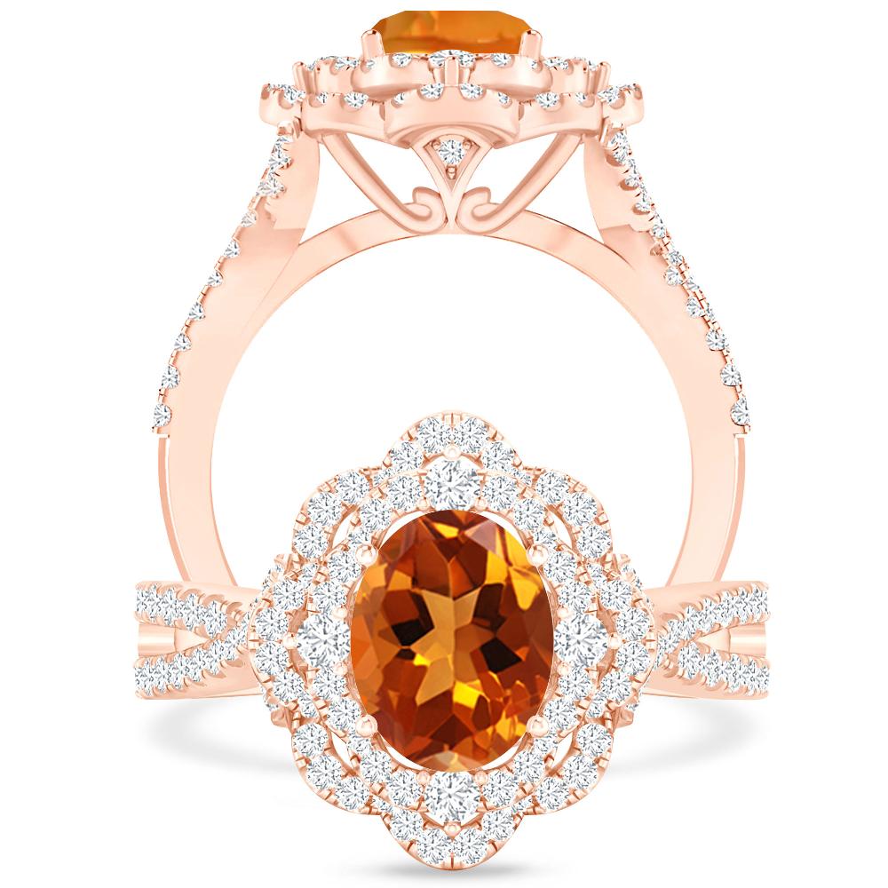 Rose Gold - Citrine